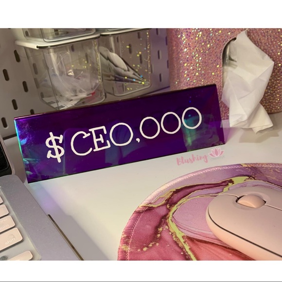 Desk name plate | personalized desk sign - Picture 4 of 4